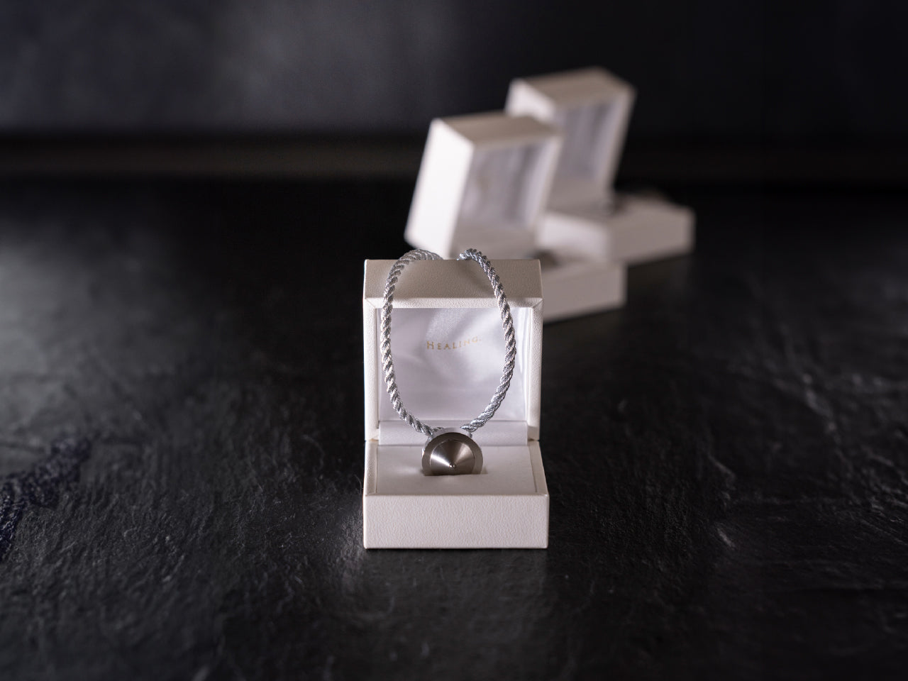 Carbon Balancer α Silver Necklace