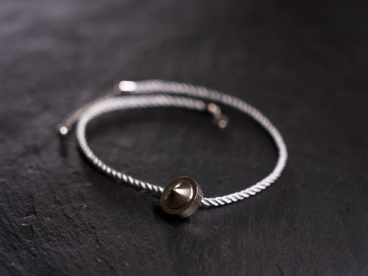 Carbon Balancer α Silver Necklace