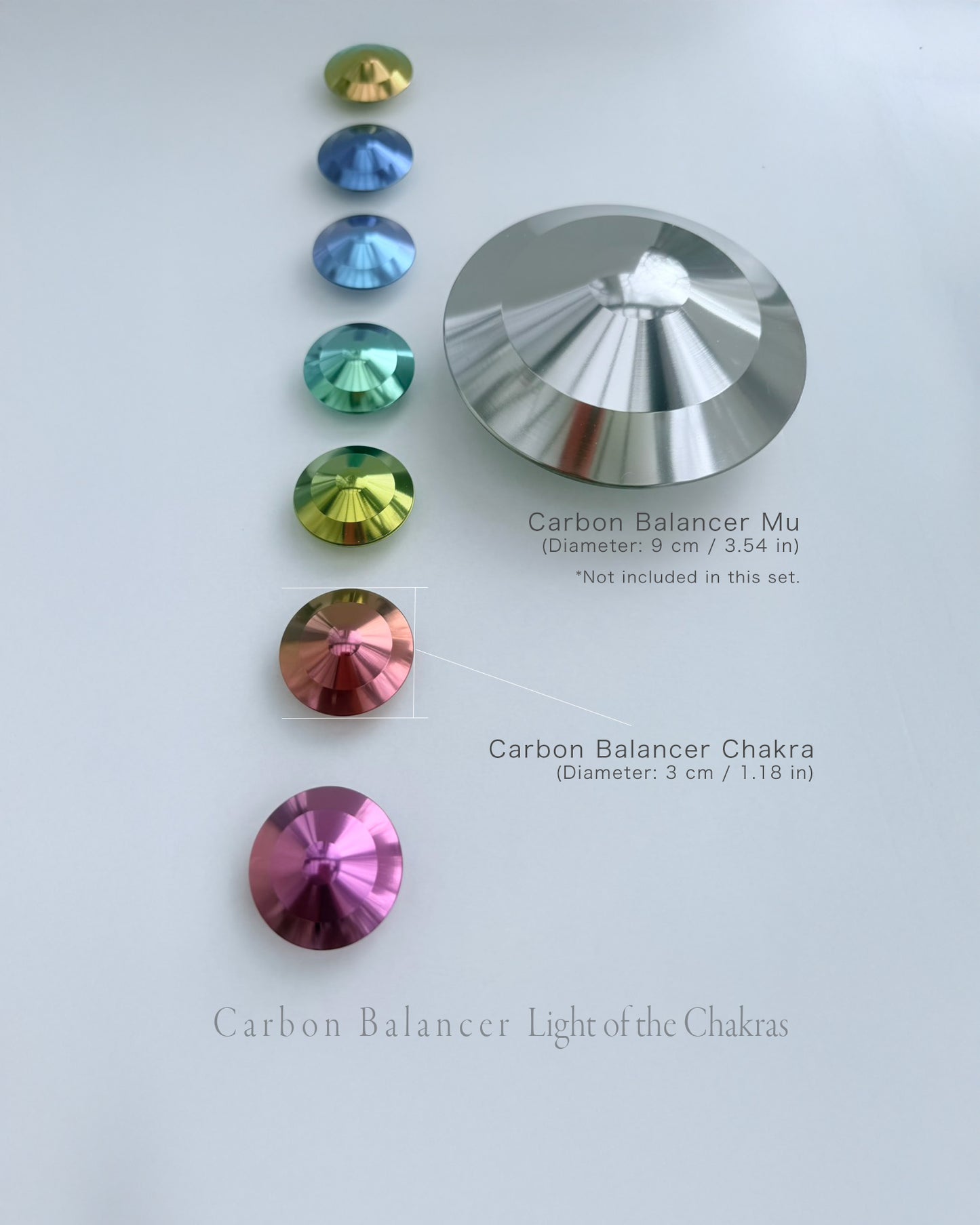[Single Item] Carbon Balancer Light of the Chakras
